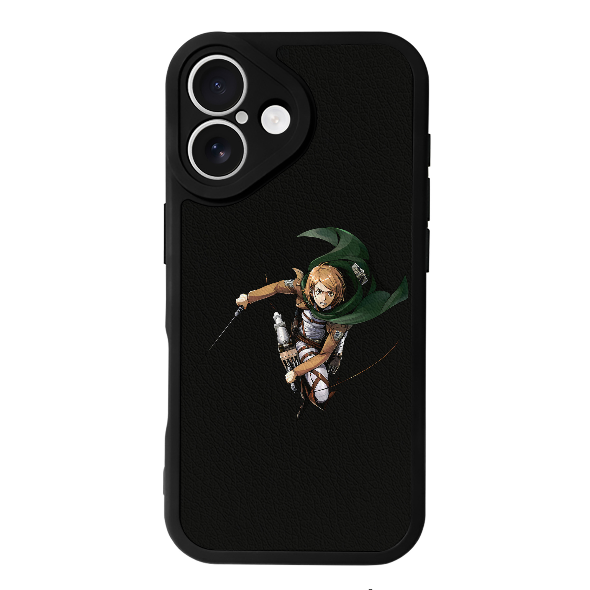 （画像用） 進撃の巨人 ペトラ·ラル Attack on Titan Petra Rall 【iPhone 16シリーズ対応】シリコンスマホケース（レザー調） 材質：シリコン